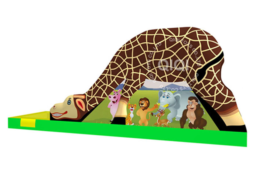 Giraffe jungle theme slide